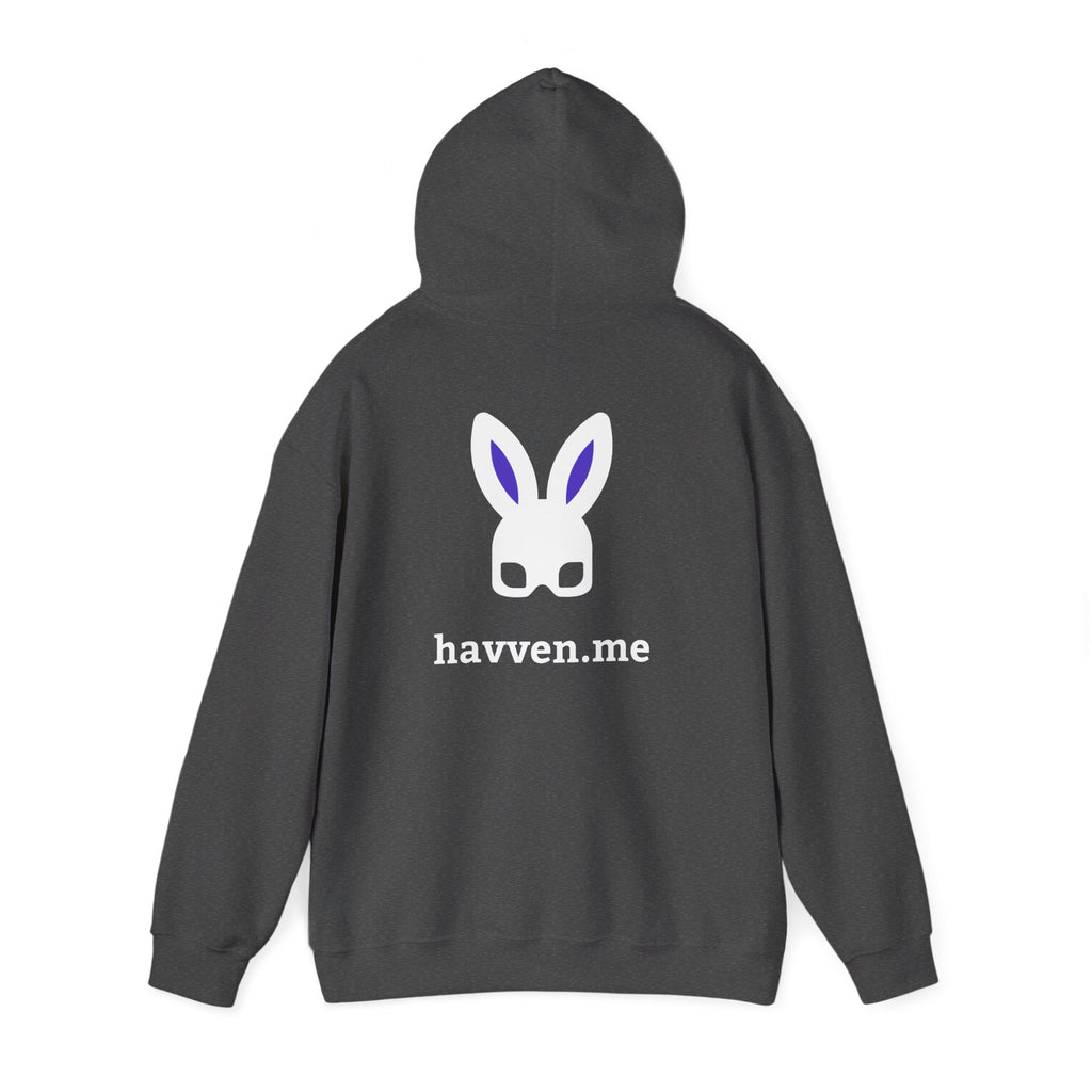 The "Heavy Blend Sanctuary" Pull-Over Hoodie (White Logo)