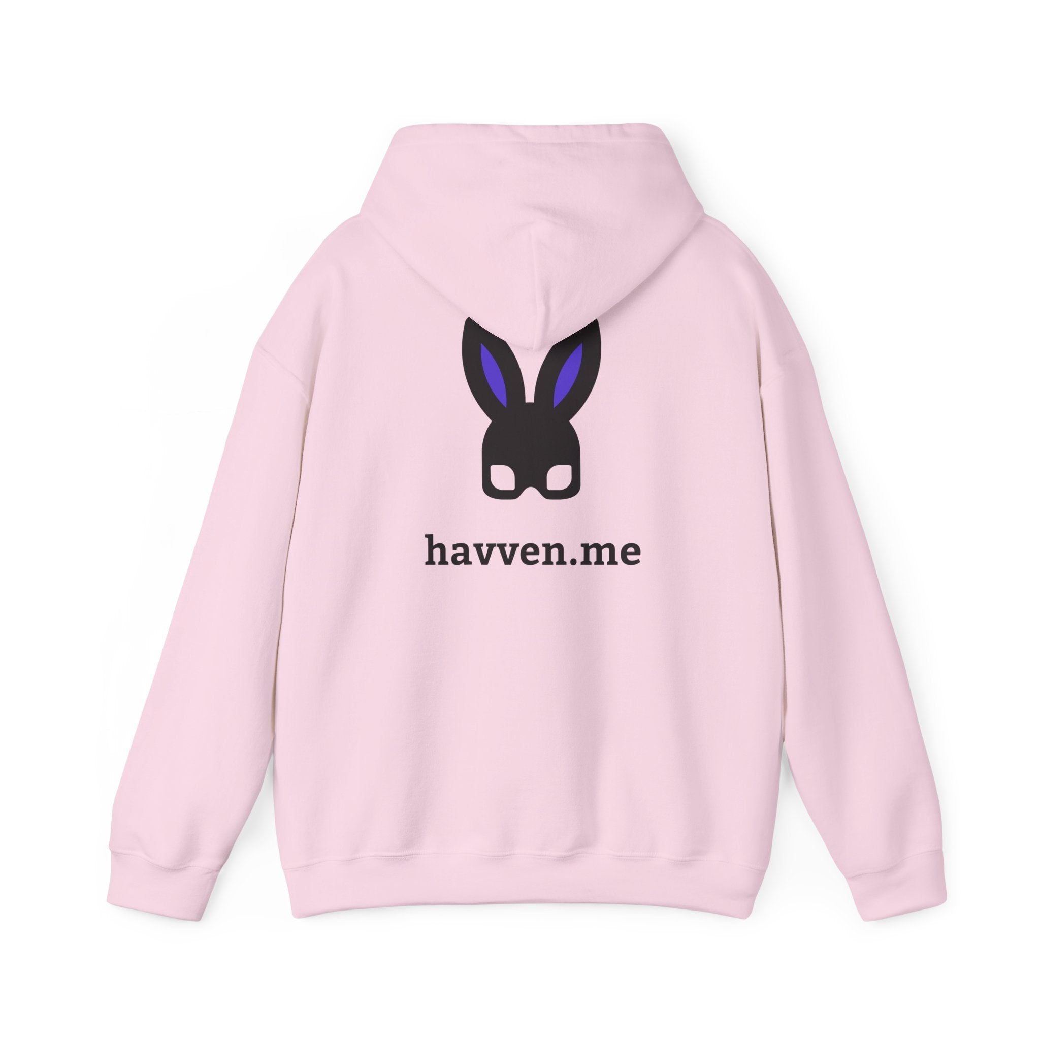 The "Heavy Blend Sanctuary" Pull-Over Hoodie (Black Logo)