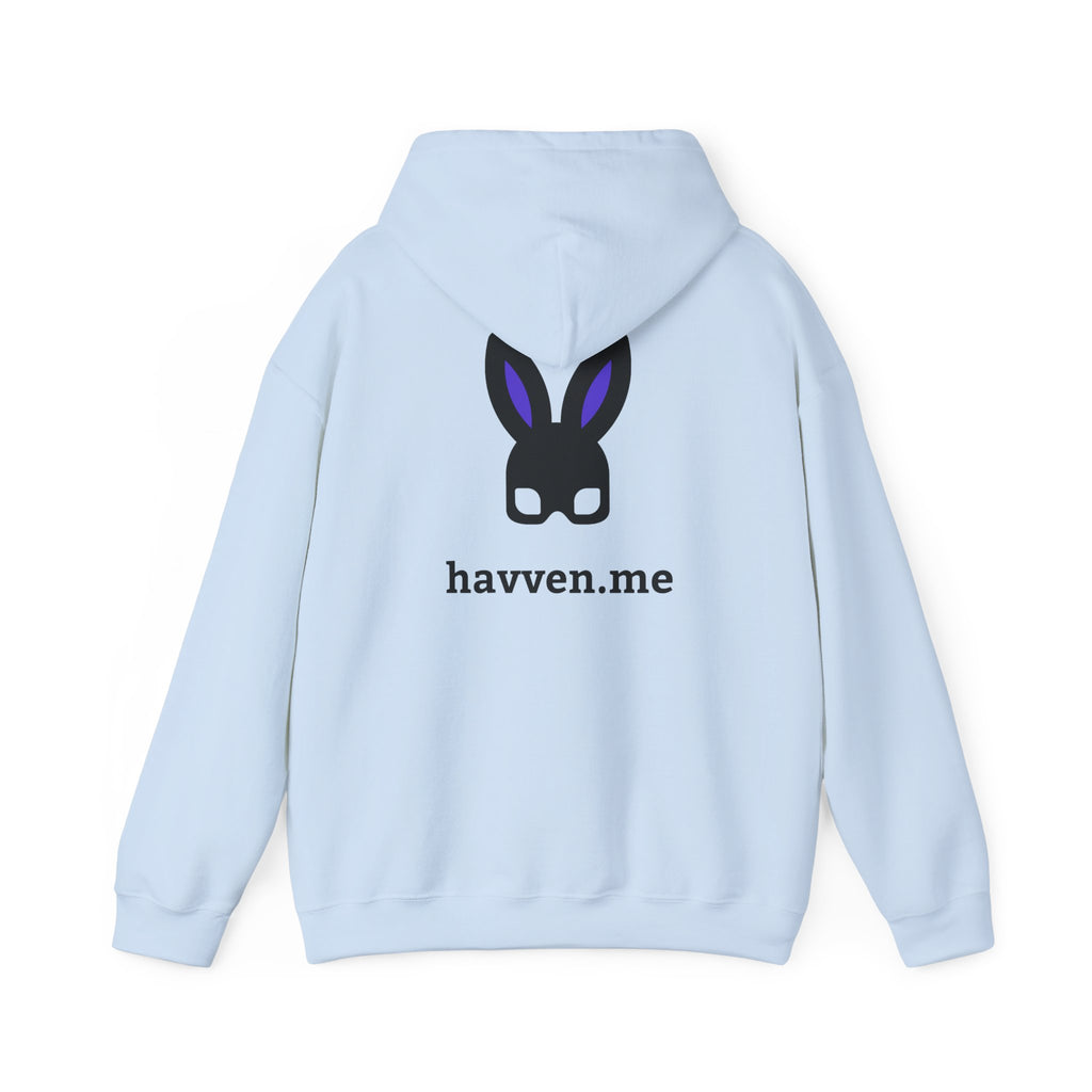 The "Heavy Blend Sanctuary" Pull-Over Hoodie (Black Logo)