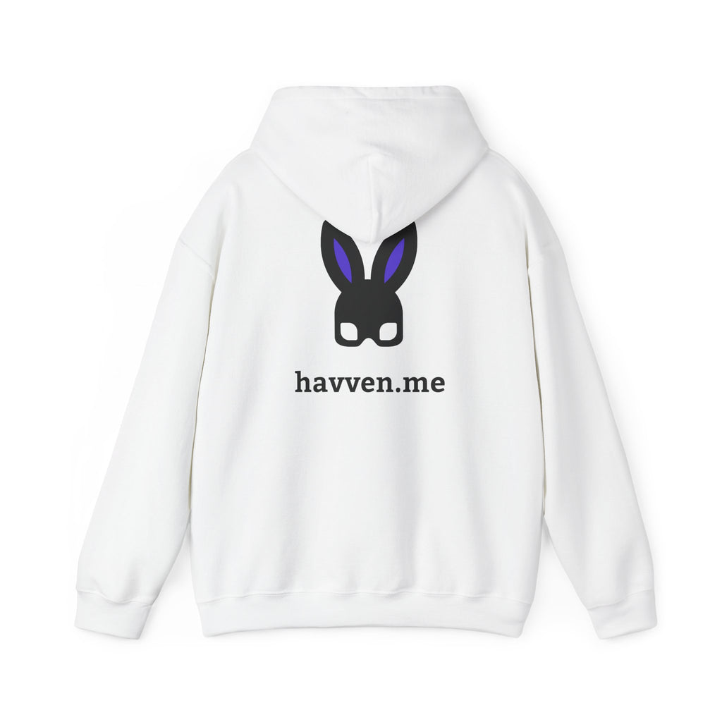 The "Heavy Blend Sanctuary" Pull-Over Hoodie (Black Logo)