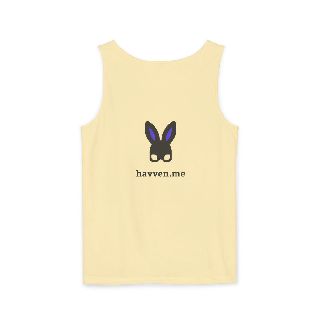 The "Ethically Dyed" Relaxed Tank (Black Logo)