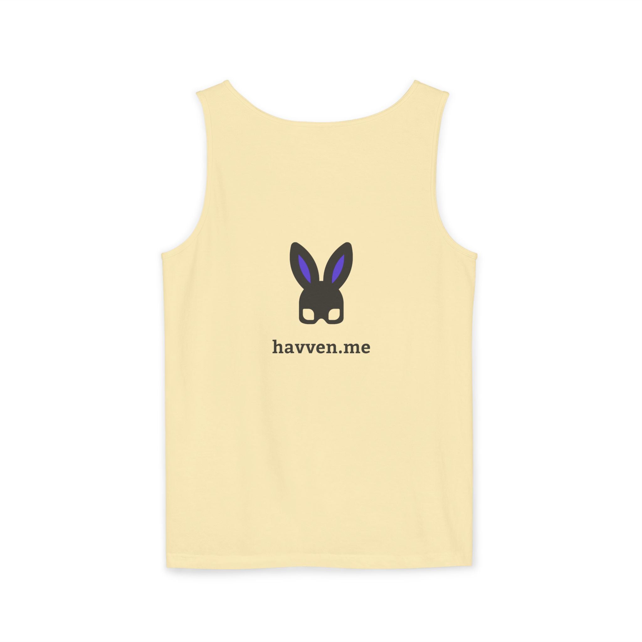 The "Ethically Dyed" Relaxed Tank (Black Logo)