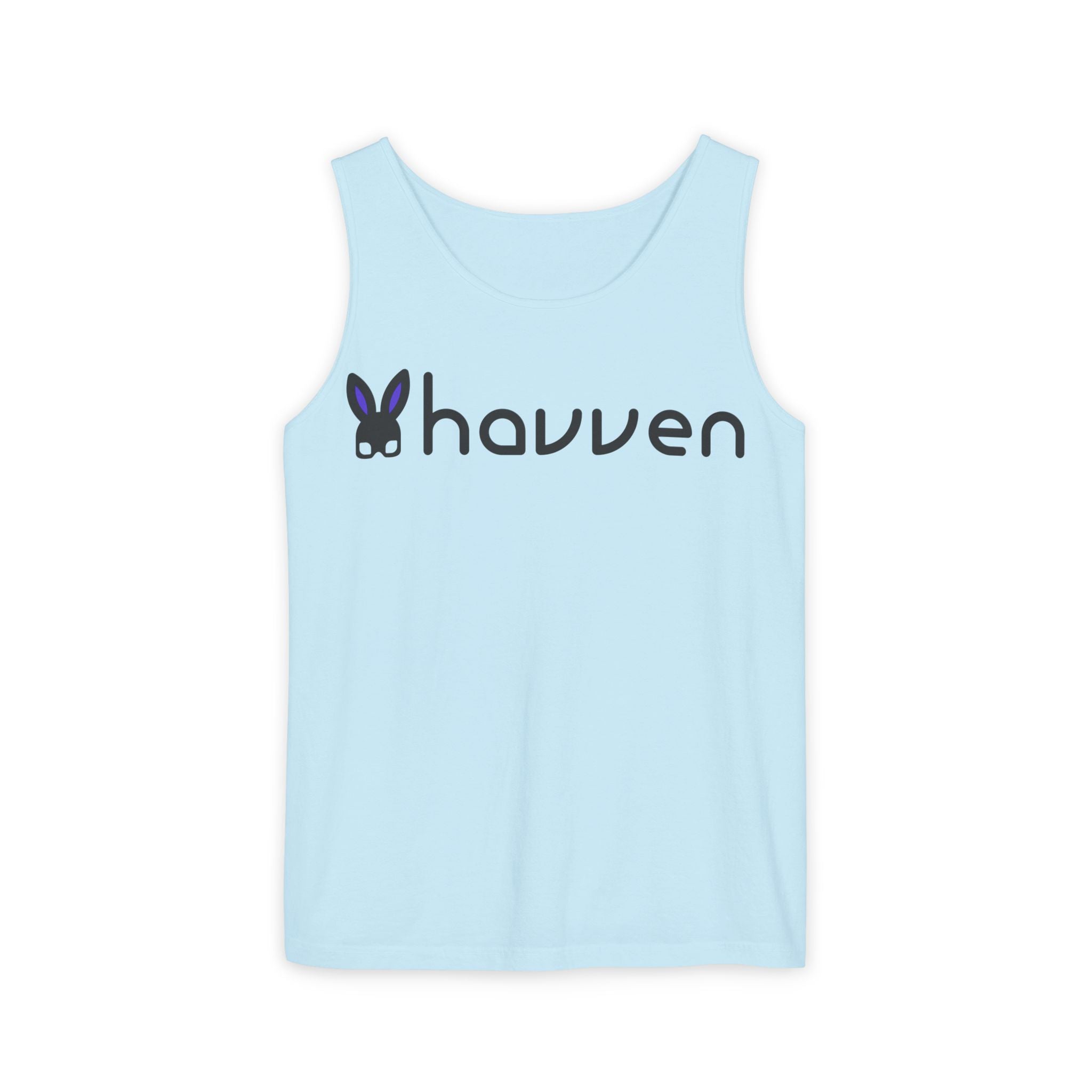 The "Ethically Dyed" Relaxed Tank (Black Logo)