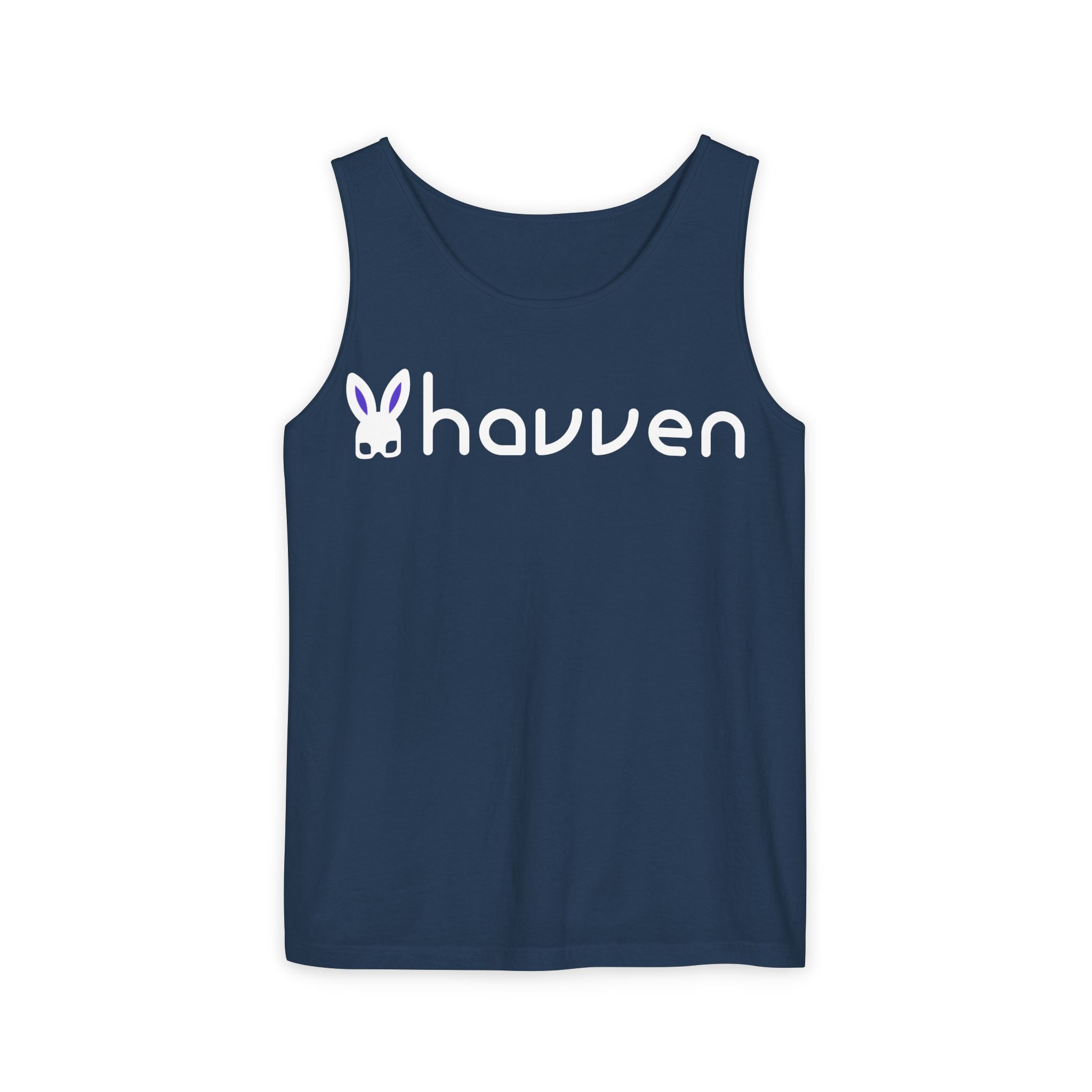 The "Ethically Dyed" Relaxed Tank (White Logo)