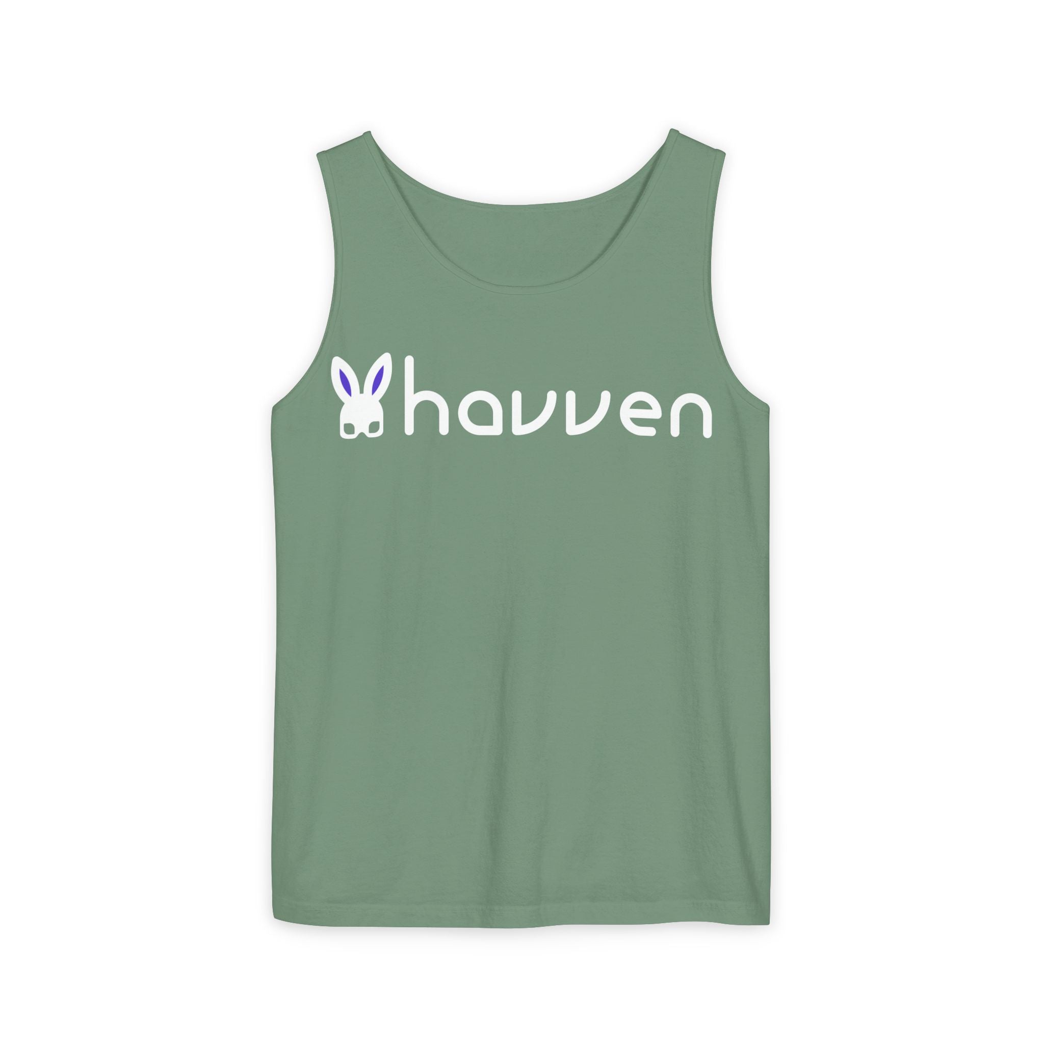 The "Ethically Dyed" Relaxed Tank (White Logo)