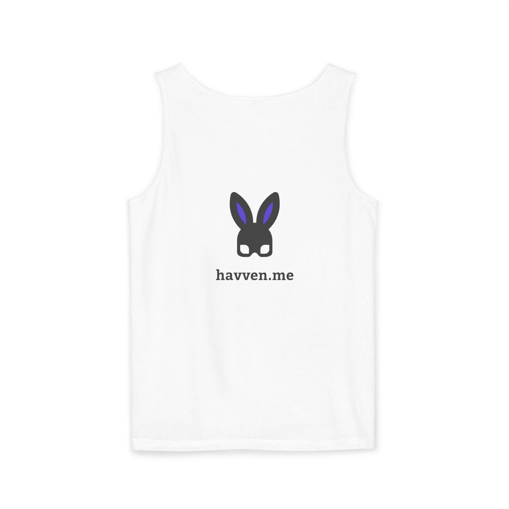 The "Ethically Dyed" Relaxed Tank (Black Logo)