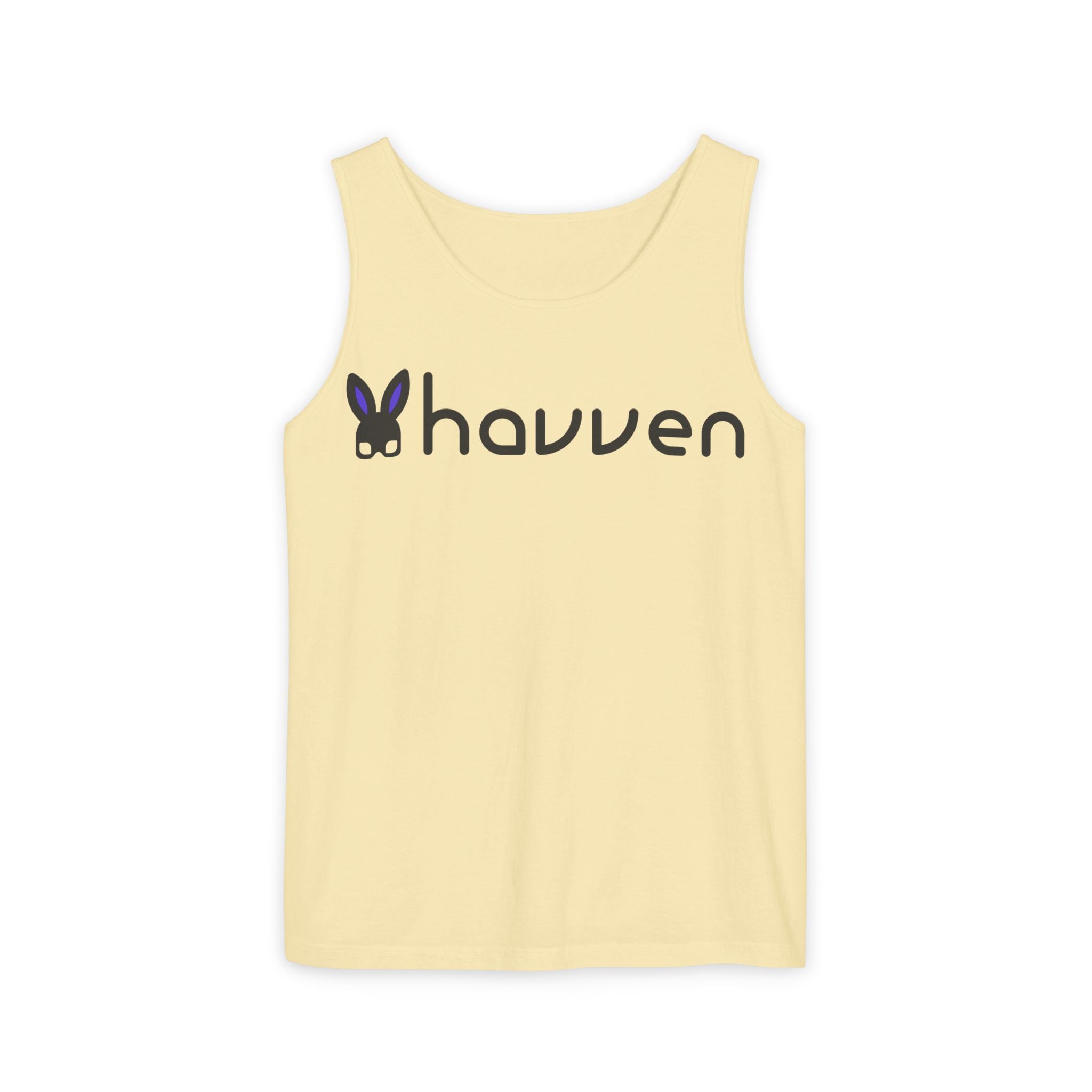 The "Ethically Dyed" Relaxed Tank (Black Logo)