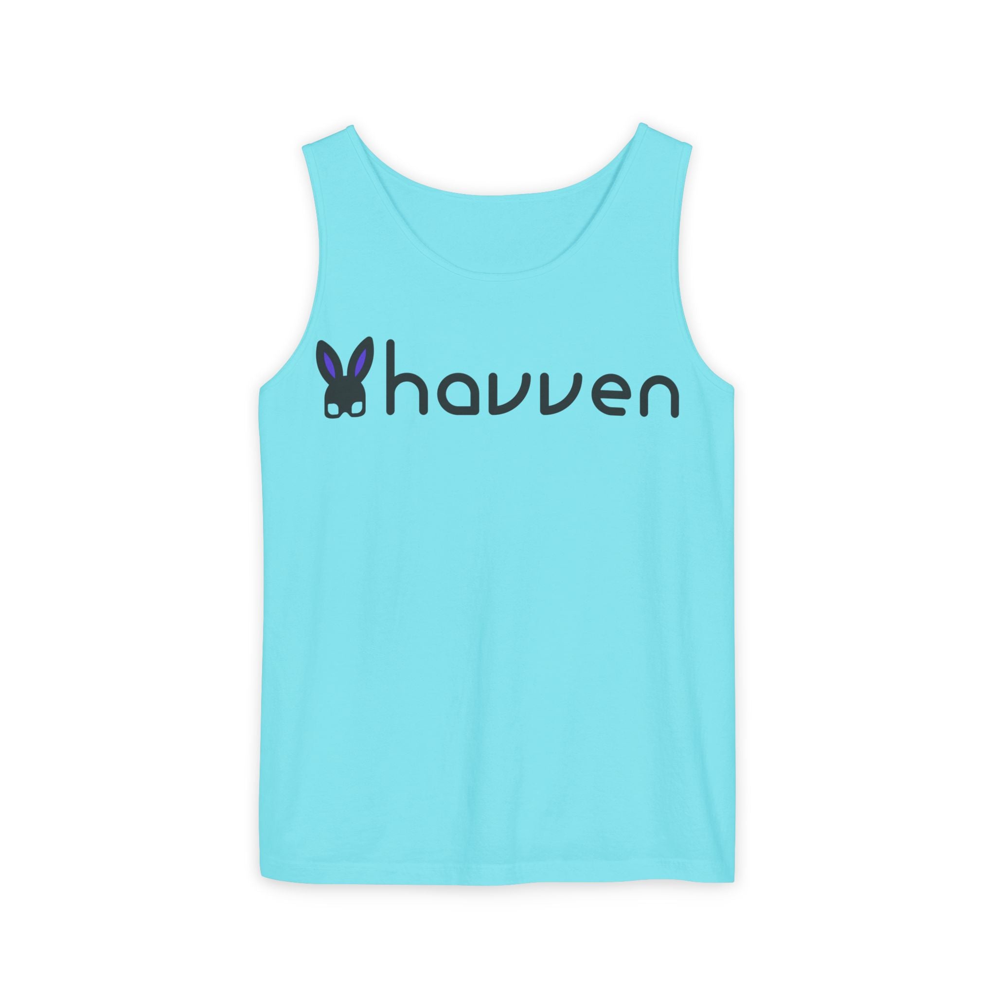 The "Ethically Dyed" Relaxed Tank (Black Logo)