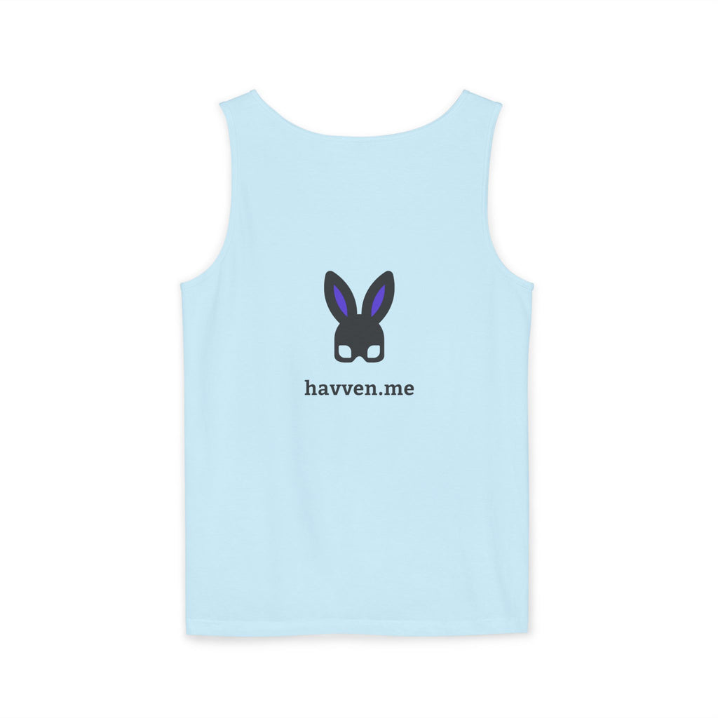 The "Ethically Dyed" Relaxed Tank (Black Logo)