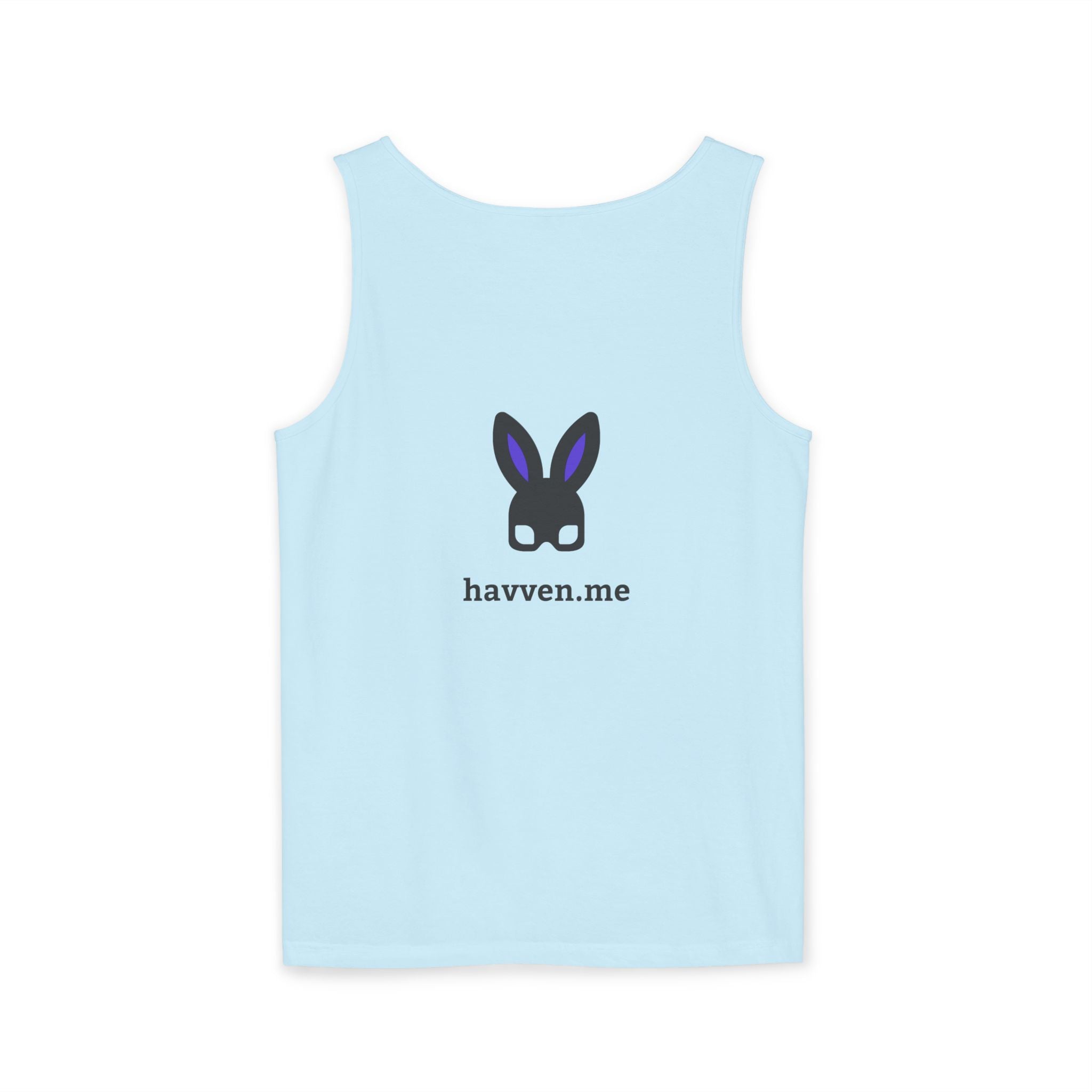 The "Ethically Dyed" Relaxed Tank (Black Logo)