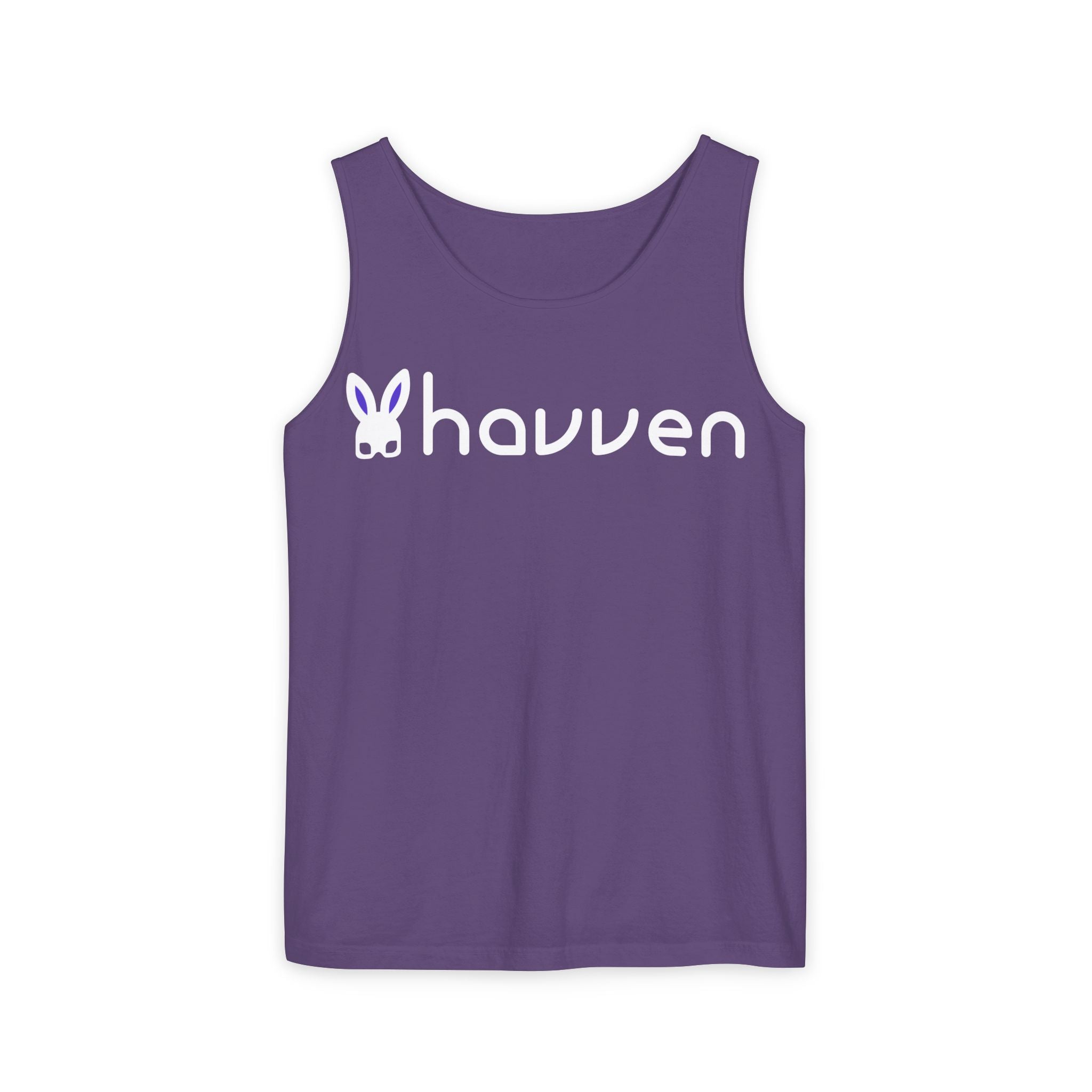 The "Ethically Dyed" Relaxed Tank (White Logo)