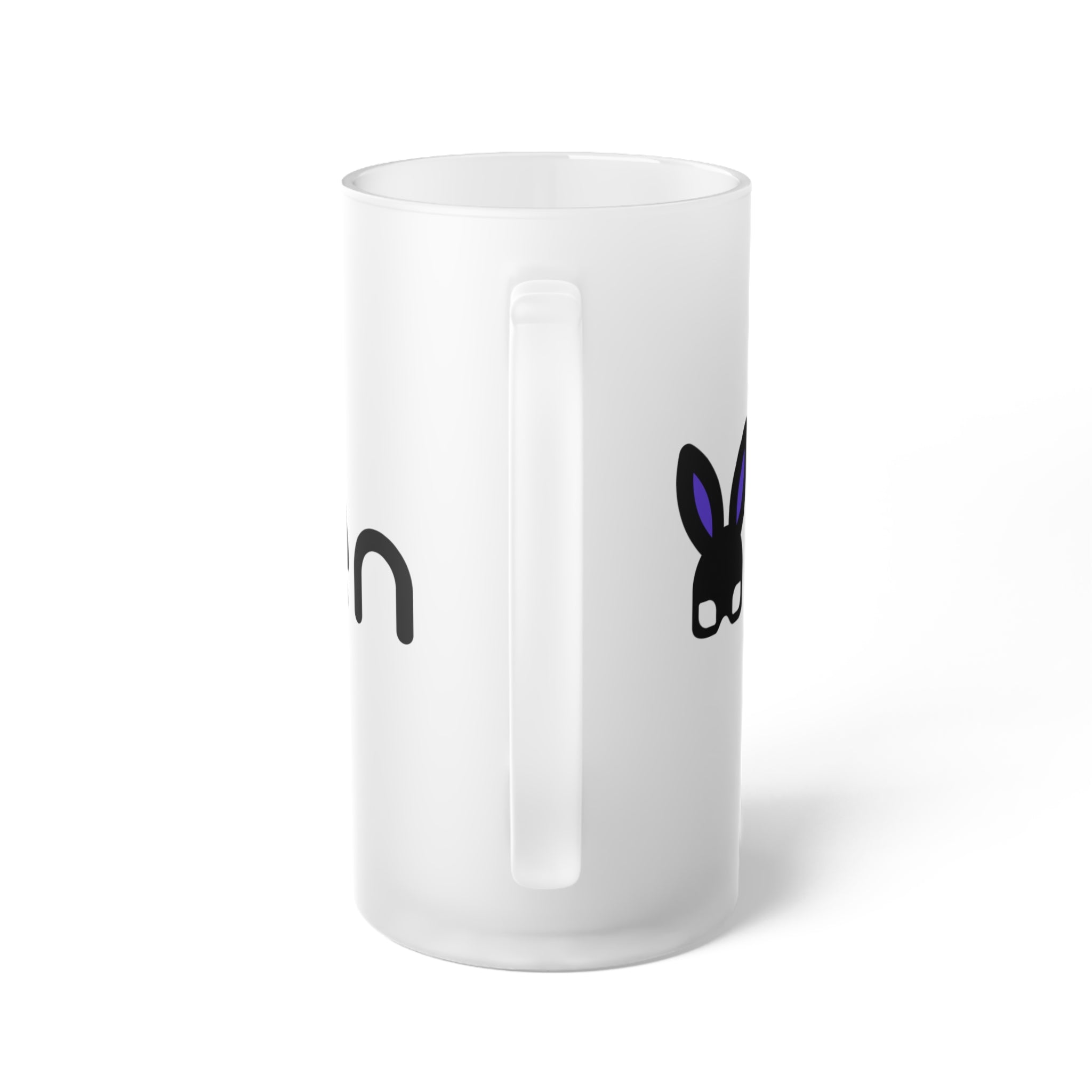 The "Judge Not" Frosted Glass Mug