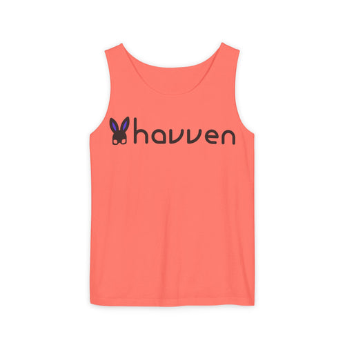 The "Ethically Dyed" Relaxed Tank (Black Logo)