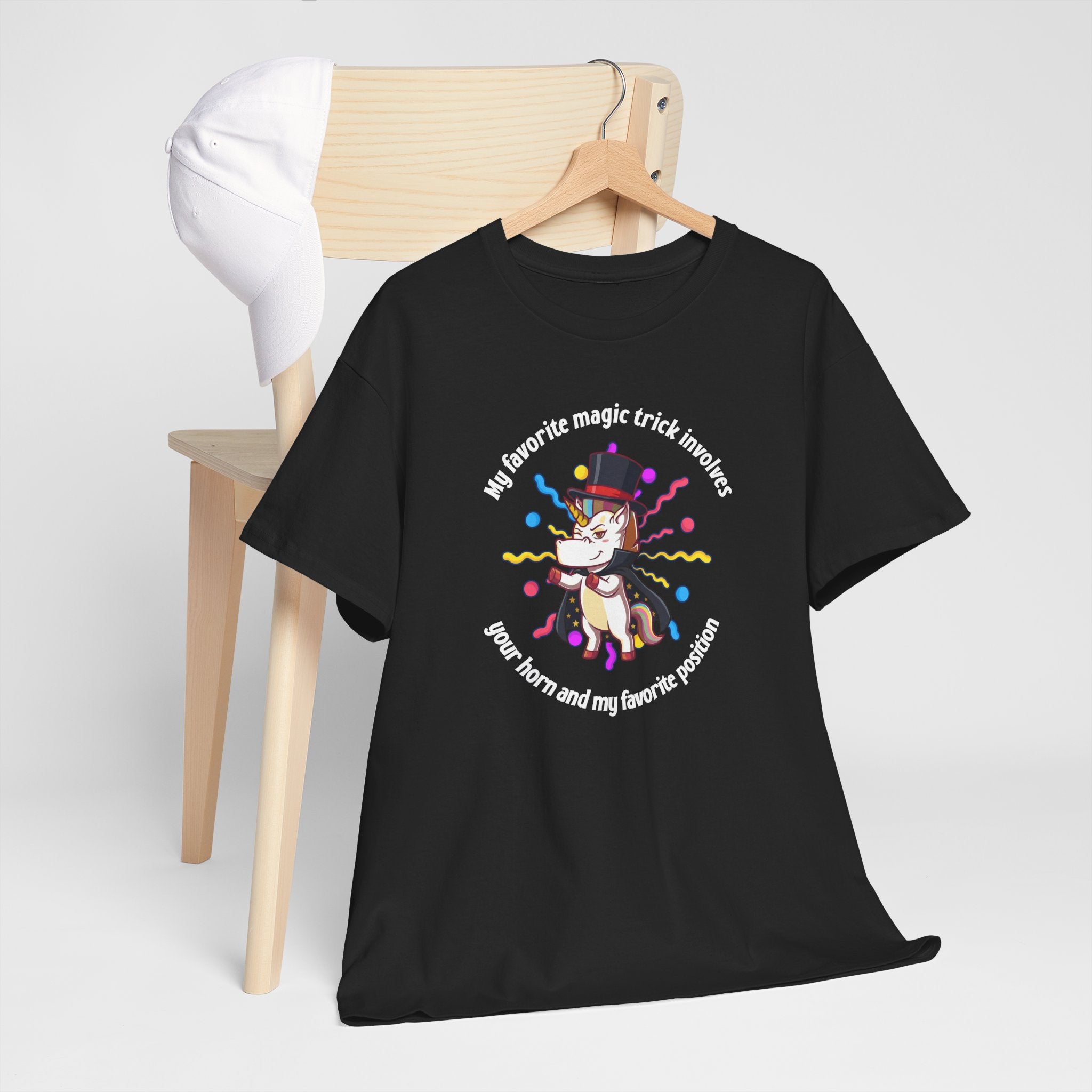 The "Magician's Secret" Classic Tee (White Logo)