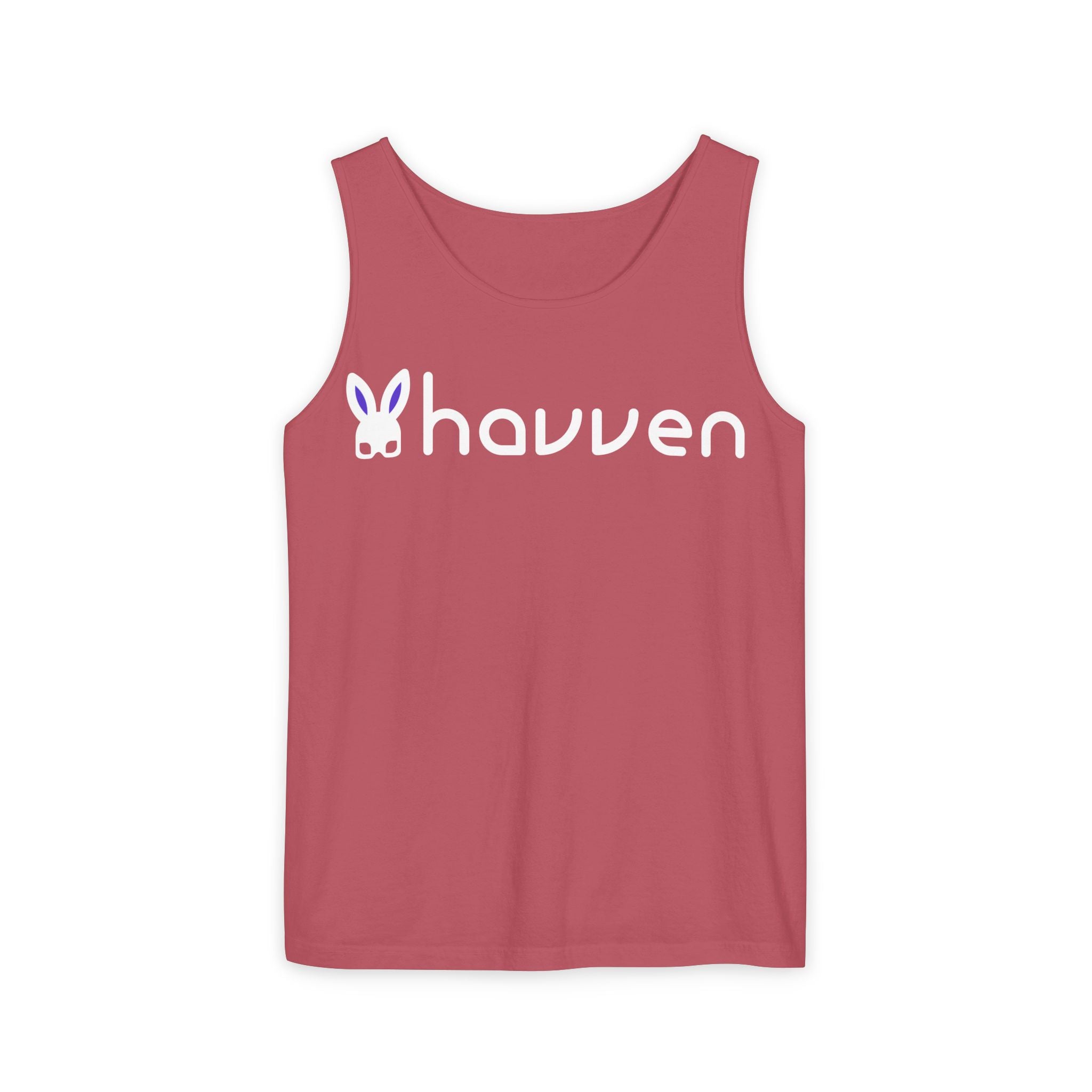 The "Ethically Dyed" Relaxed Tank (White Logo)