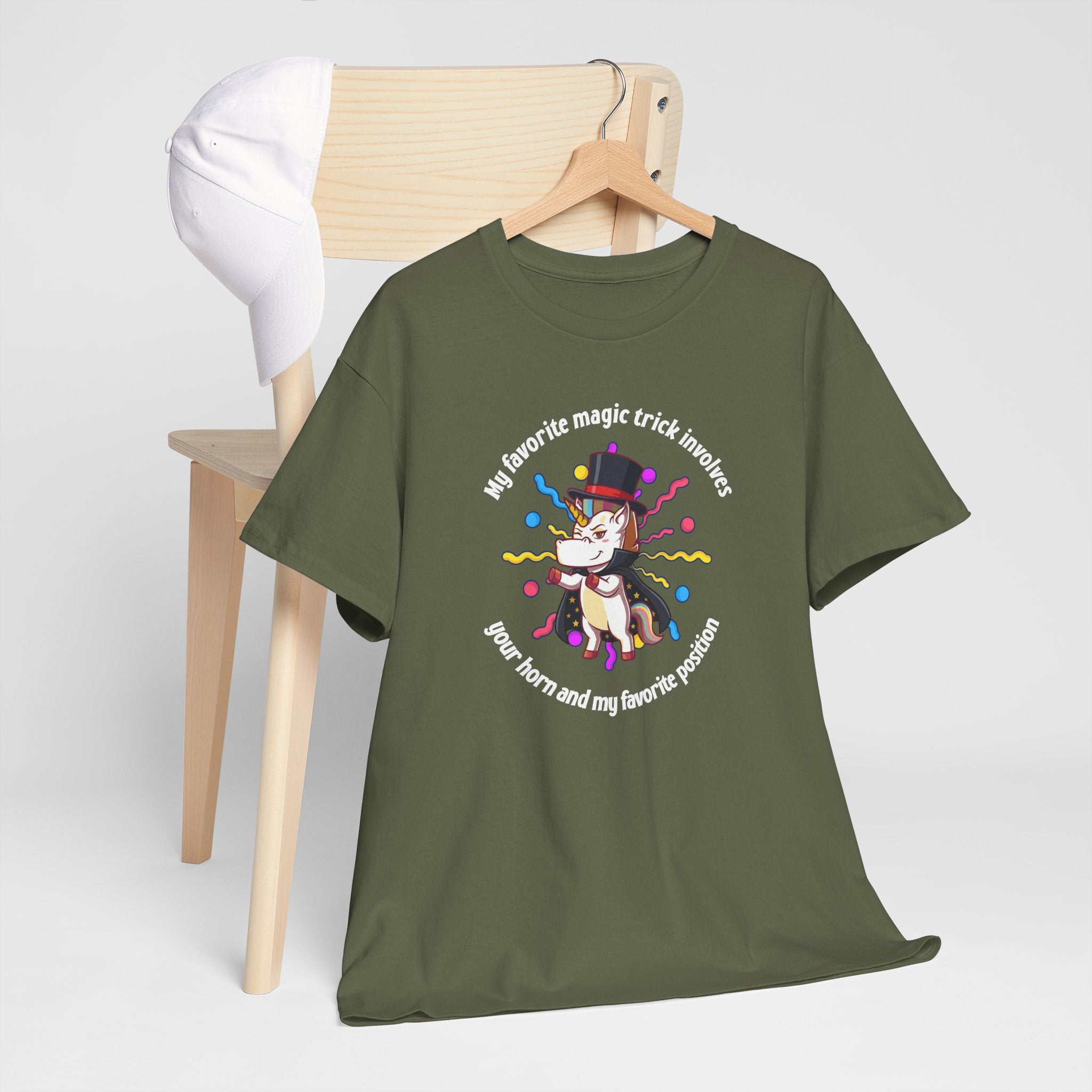 The "Magician's Secret" Classic Tee (White Logo)