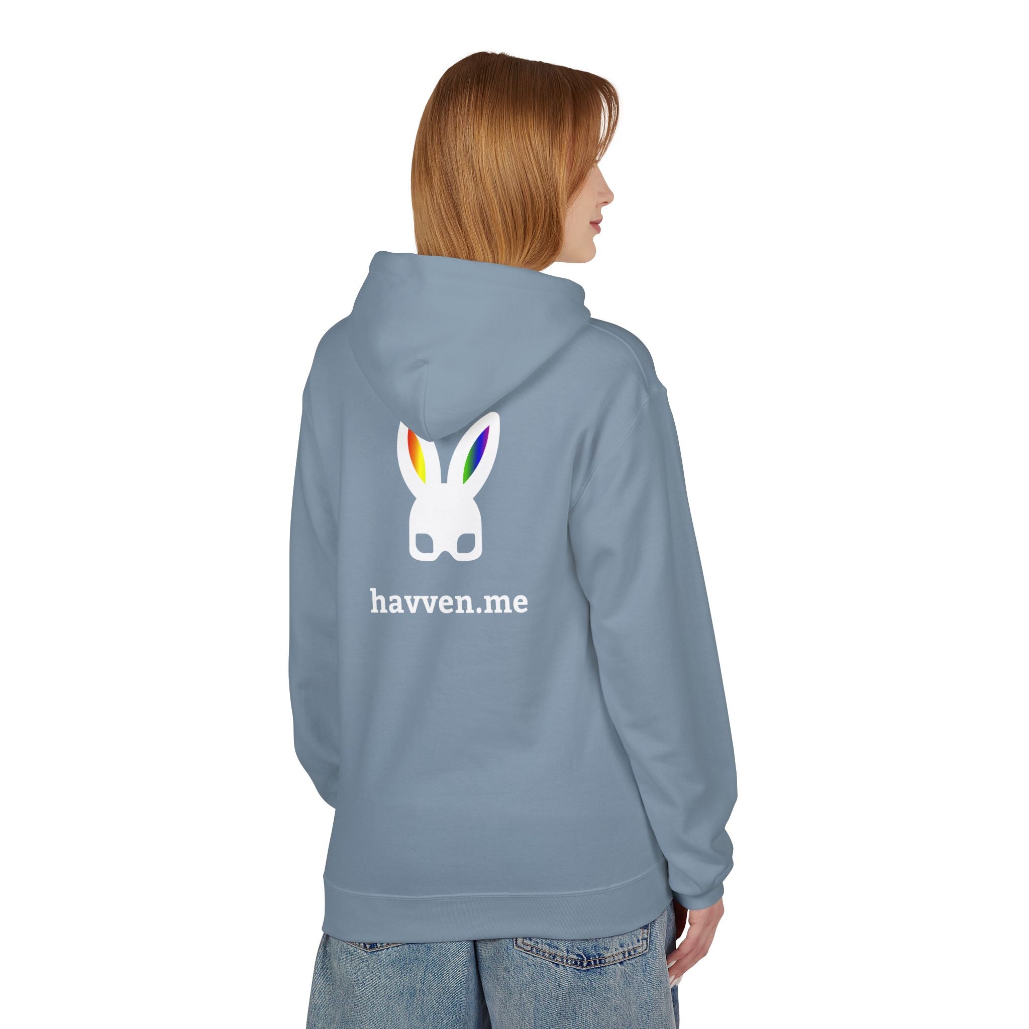 The "Community Armor" Pride Hoodie (White Logo)