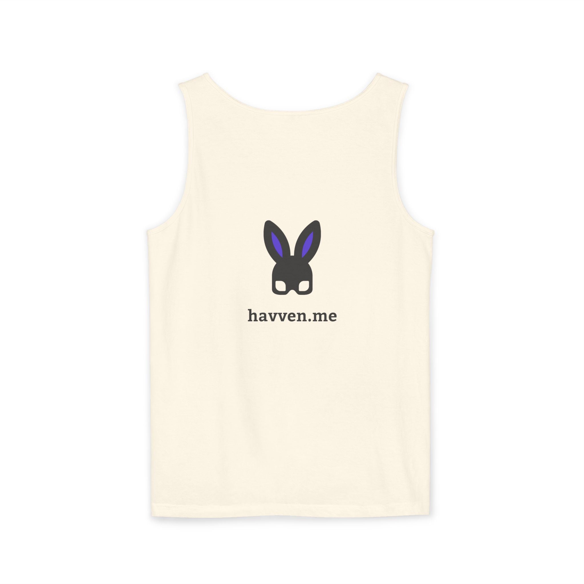 The "Ethically Dyed" Relaxed Tank (Black Logo)