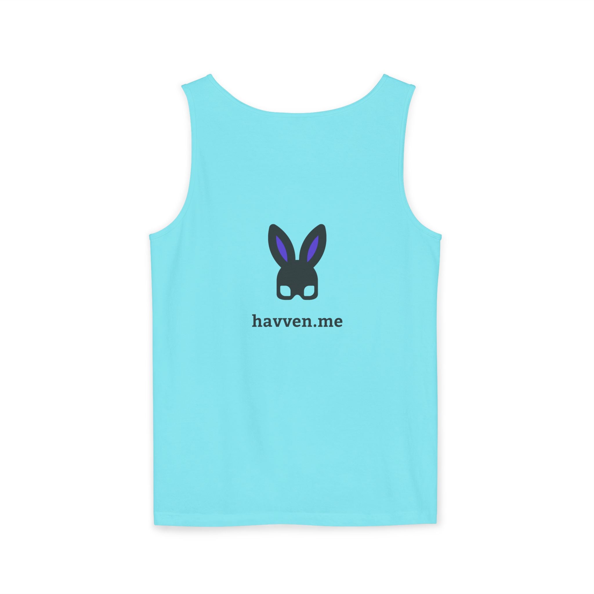 The "Ethically Dyed" Relaxed Tank (Black Logo)