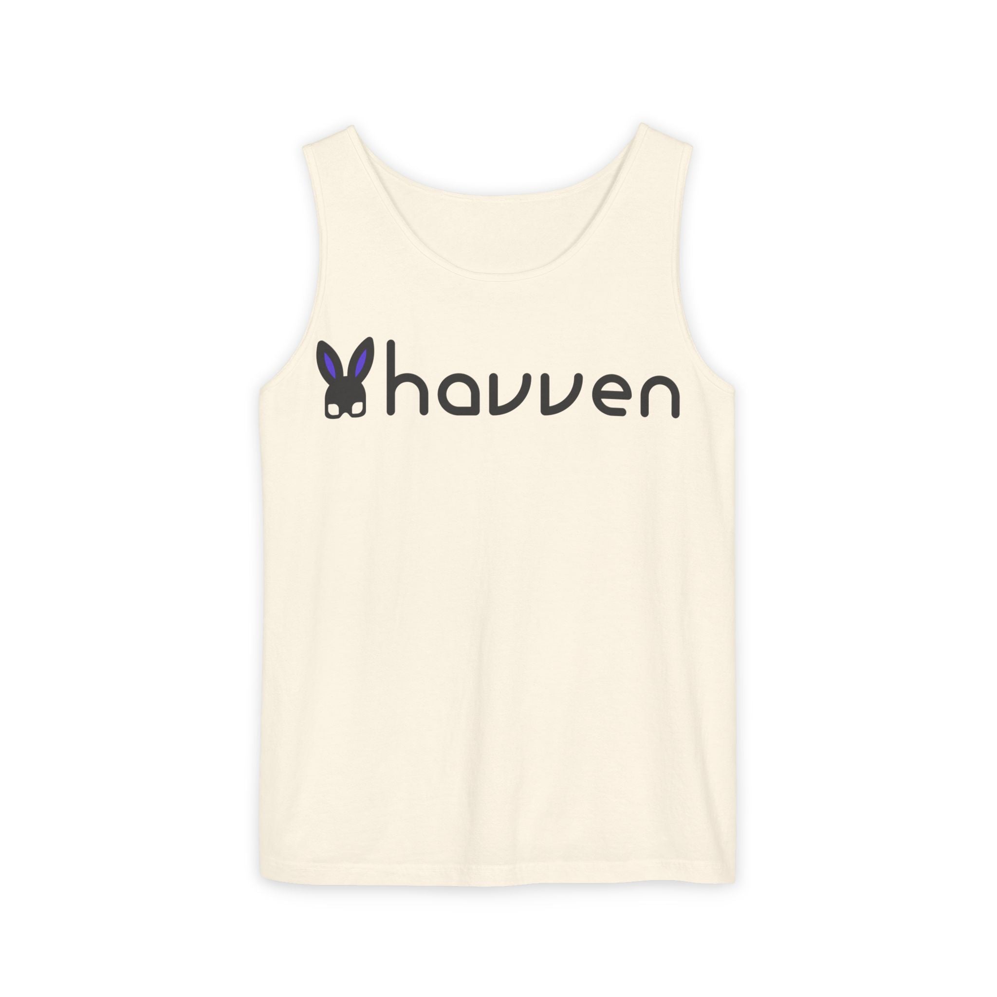 The "Ethically Dyed" Relaxed Tank (Black Logo)