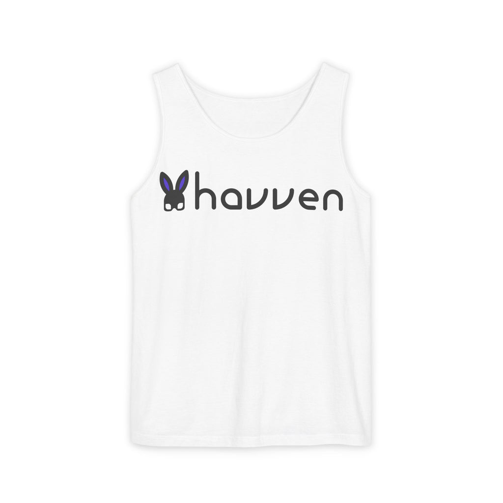 The "Ethically Dyed" Relaxed Tank (Black Logo)