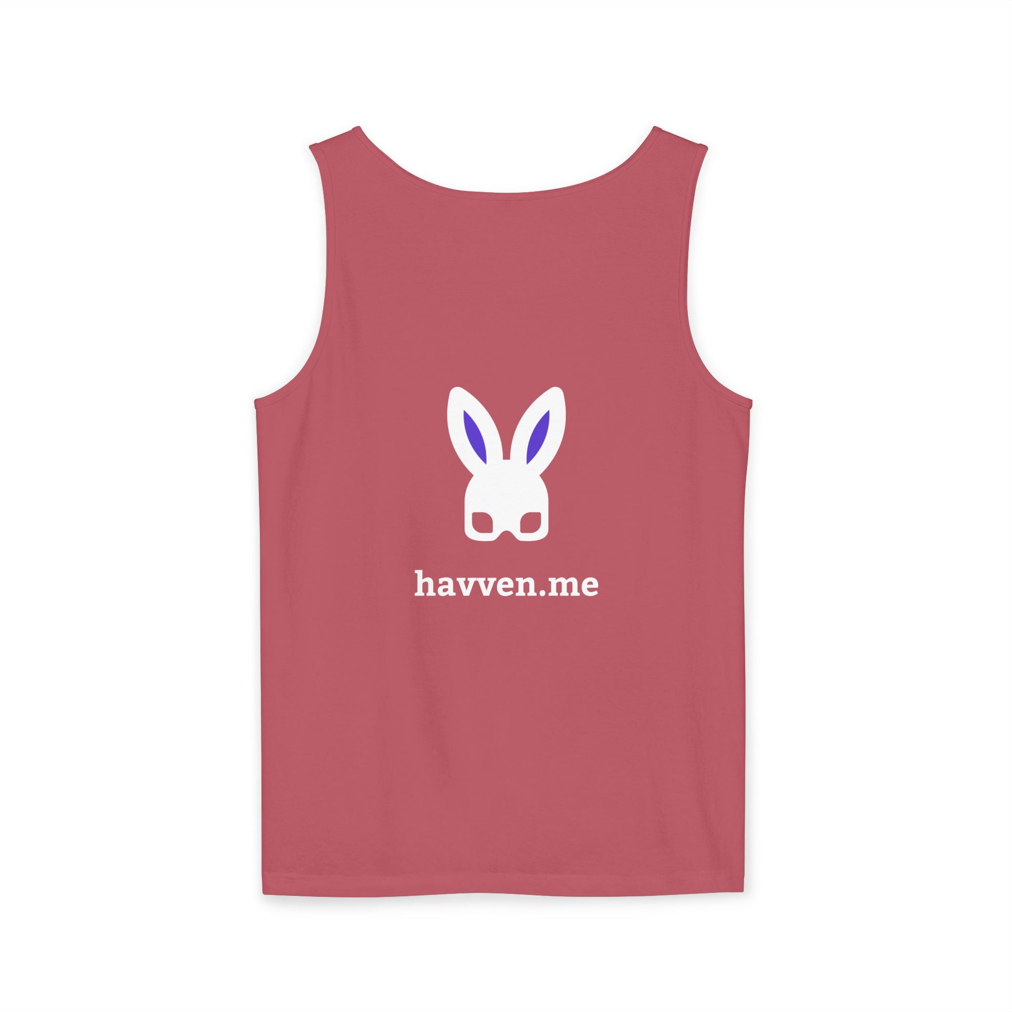 The "Ethically Dyed" Relaxed Tank (White Logo)