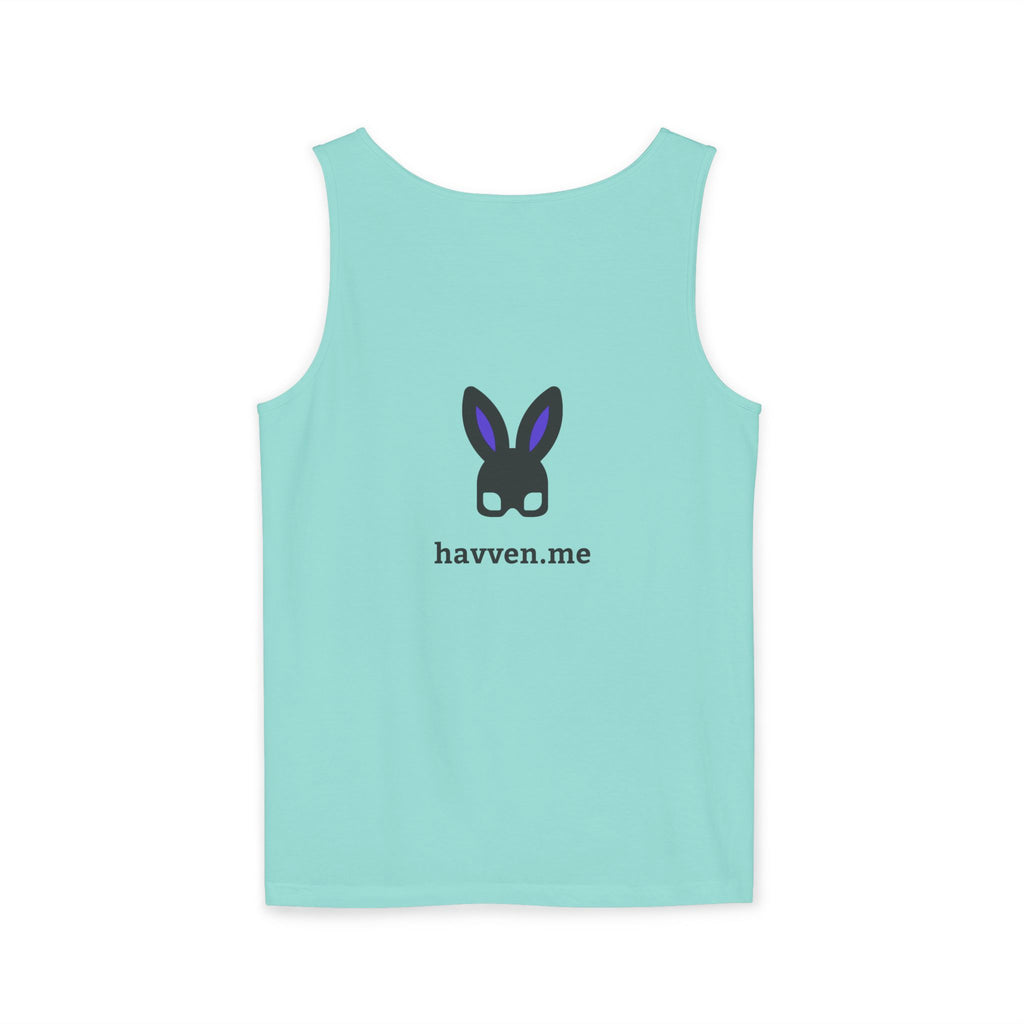 The "Ethically Dyed" Relaxed Tank (Black Logo)