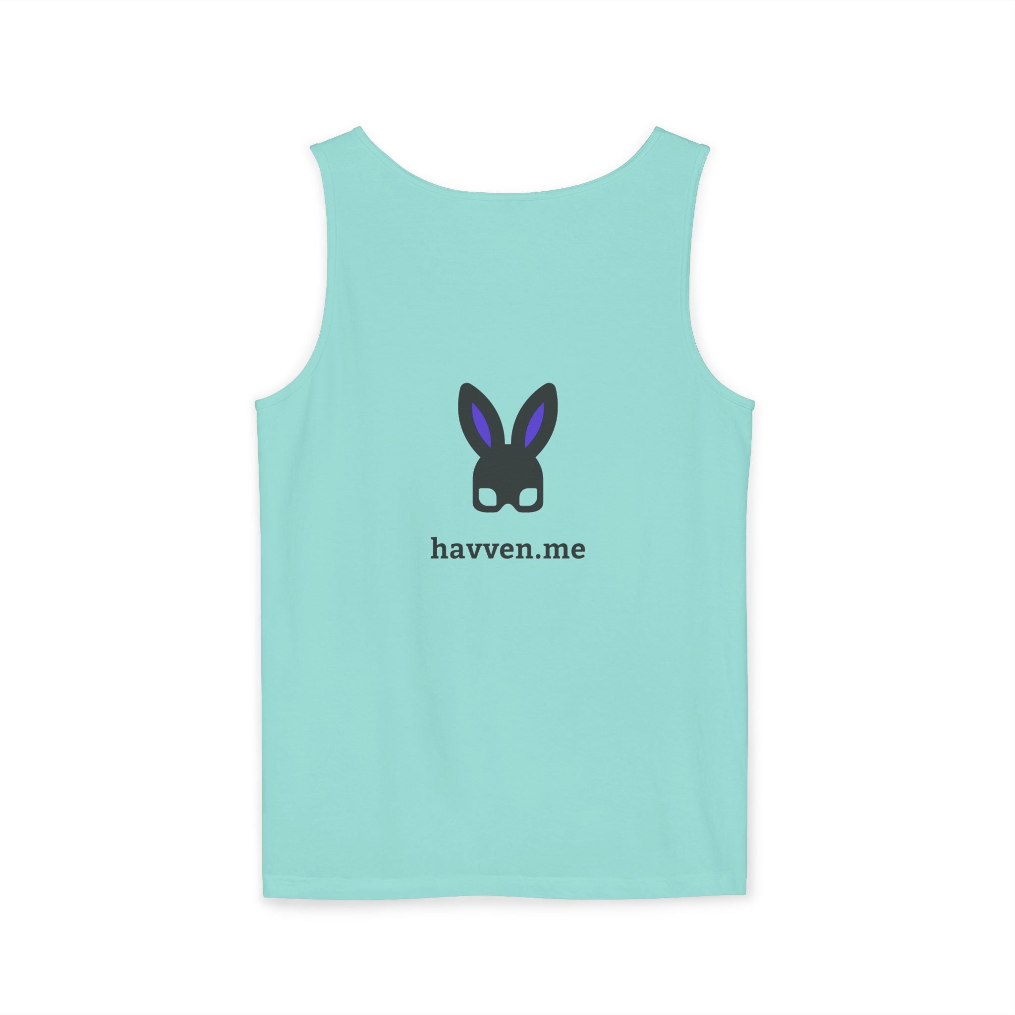 The "Ethically Dyed" Relaxed Tank (Black Logo)