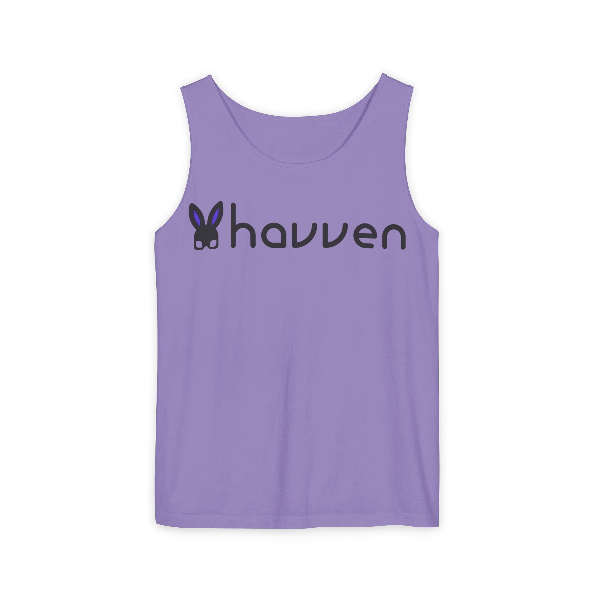 The "Ethically Dyed" Relaxed Tank (Black Logo)