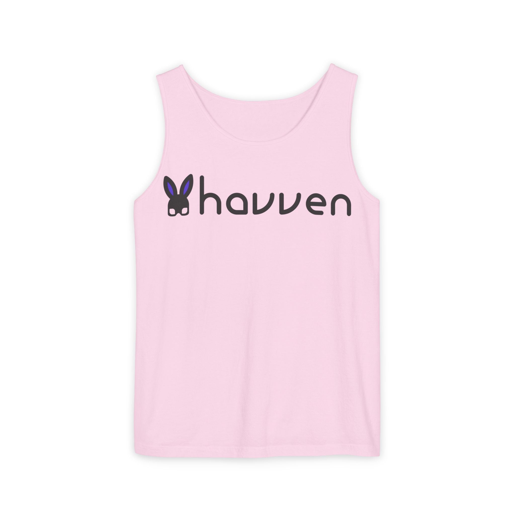 The "Ethically Dyed" Relaxed Tank (Black Logo)