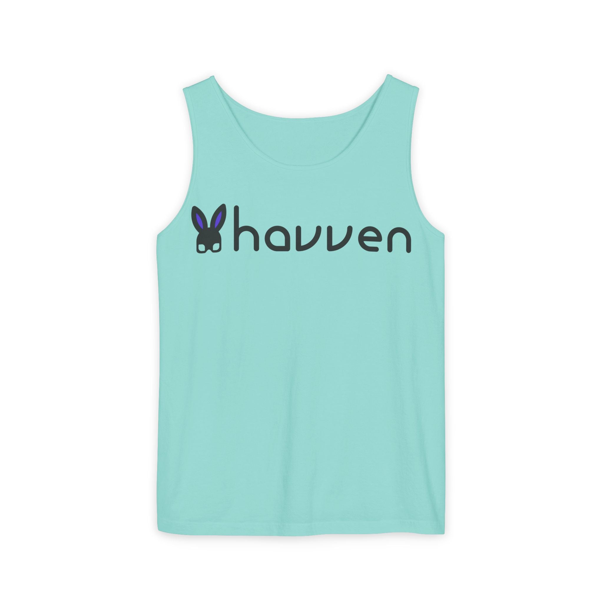 The "Ethically Dyed" Relaxed Tank (Black Logo)