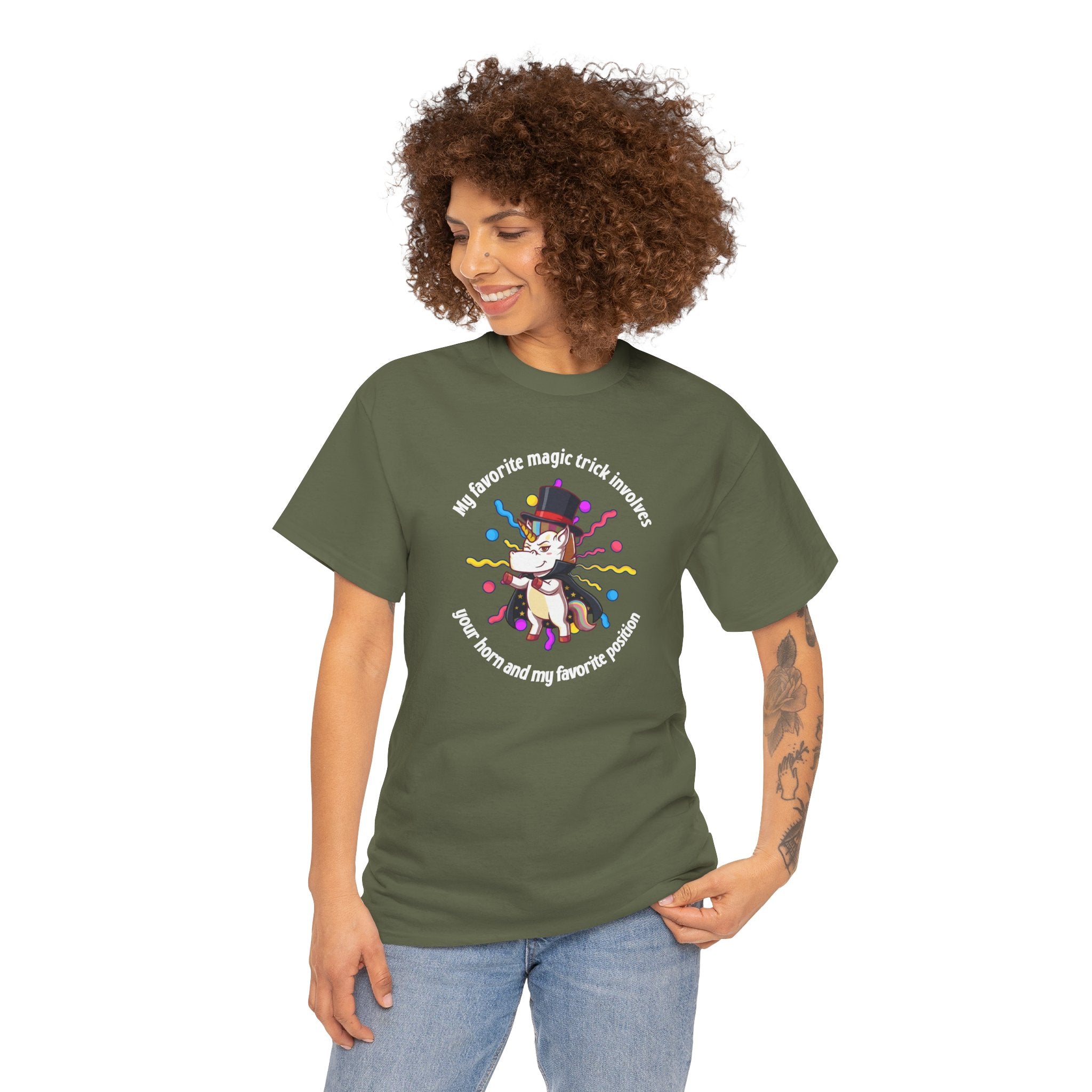 The "Magician's Secret" Classic Tee (White Logo)