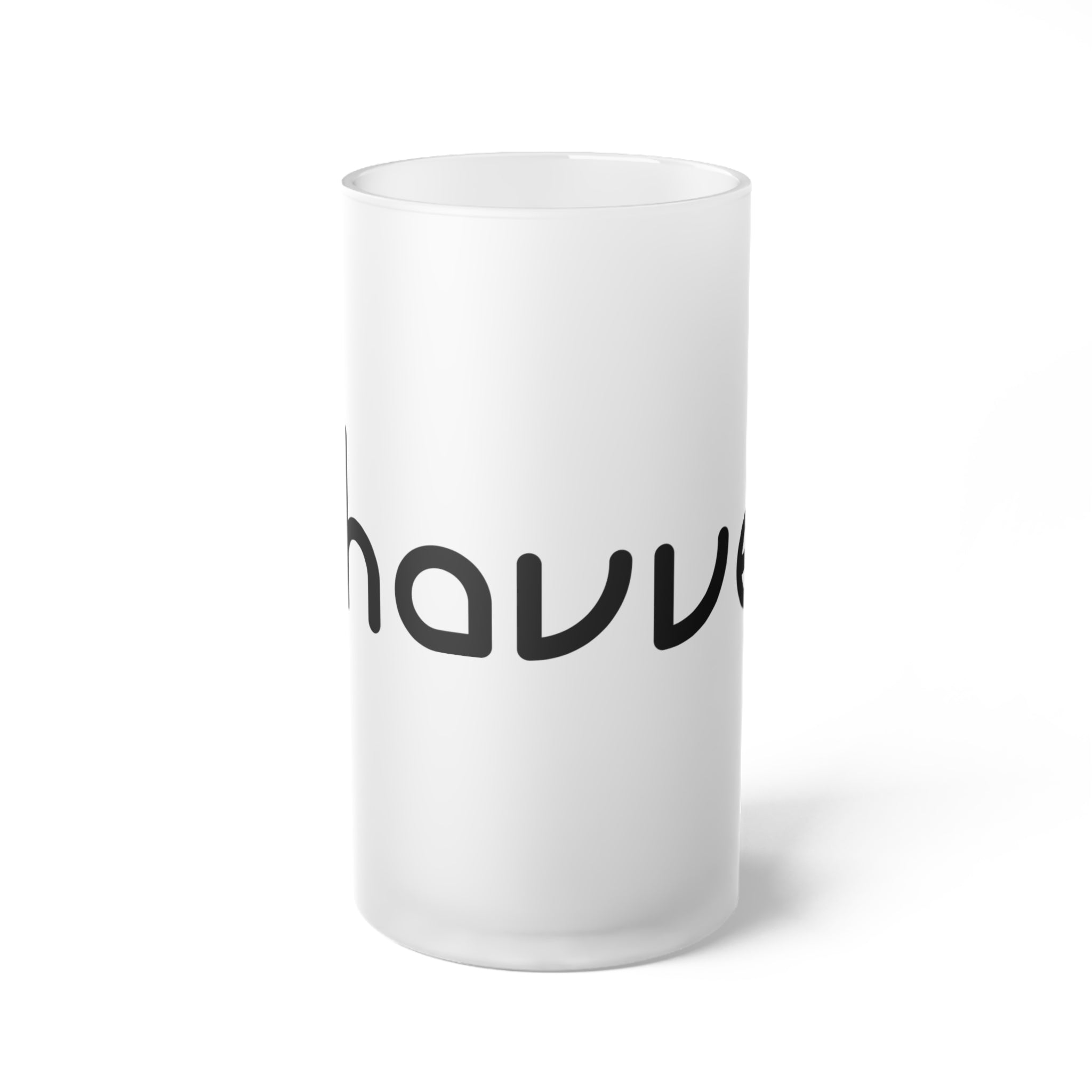 The "Judge Not" Frosted Glass Mug